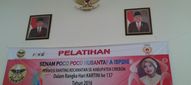Pelatihan Senam Poco-Poco Nusantara dalam Rangka Hari kartini ke-137 Tahun 2016